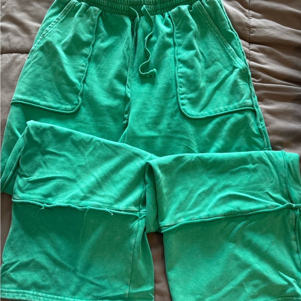 Green Sweat Pants